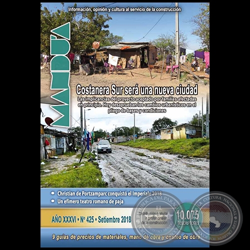 MANDUA Revista de la Construcción - Nº 425 - Setiembre 2018